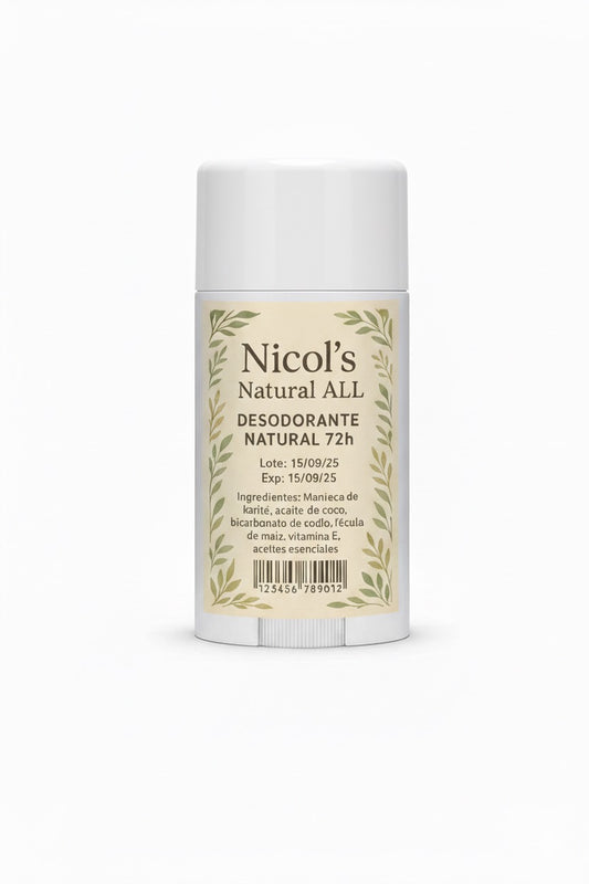 Desodorante Natural 72h-