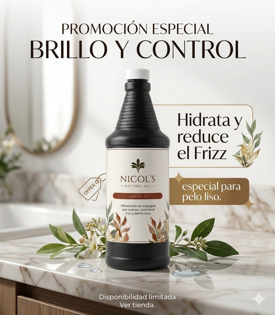 Crema de Peinado Leave-In (Especial Pelo Liso) 32/oz