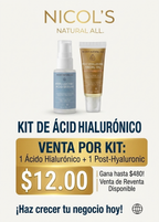 Kit de Ácido Hialurónico por Mayor - Emprende con 40% de Ganancia